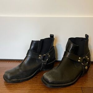 Dingo Western Motor Cycle Leather Boots